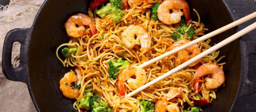 Image de 41 - Nouilles sautées aux crevettes